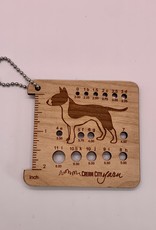 Katrinkles Pal's Picks Needle Gauge Keychain
