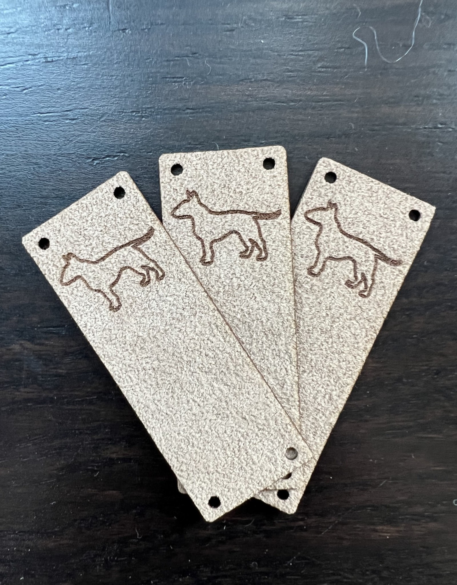 Katrinkles Pal's Custom Faux Leather Tags