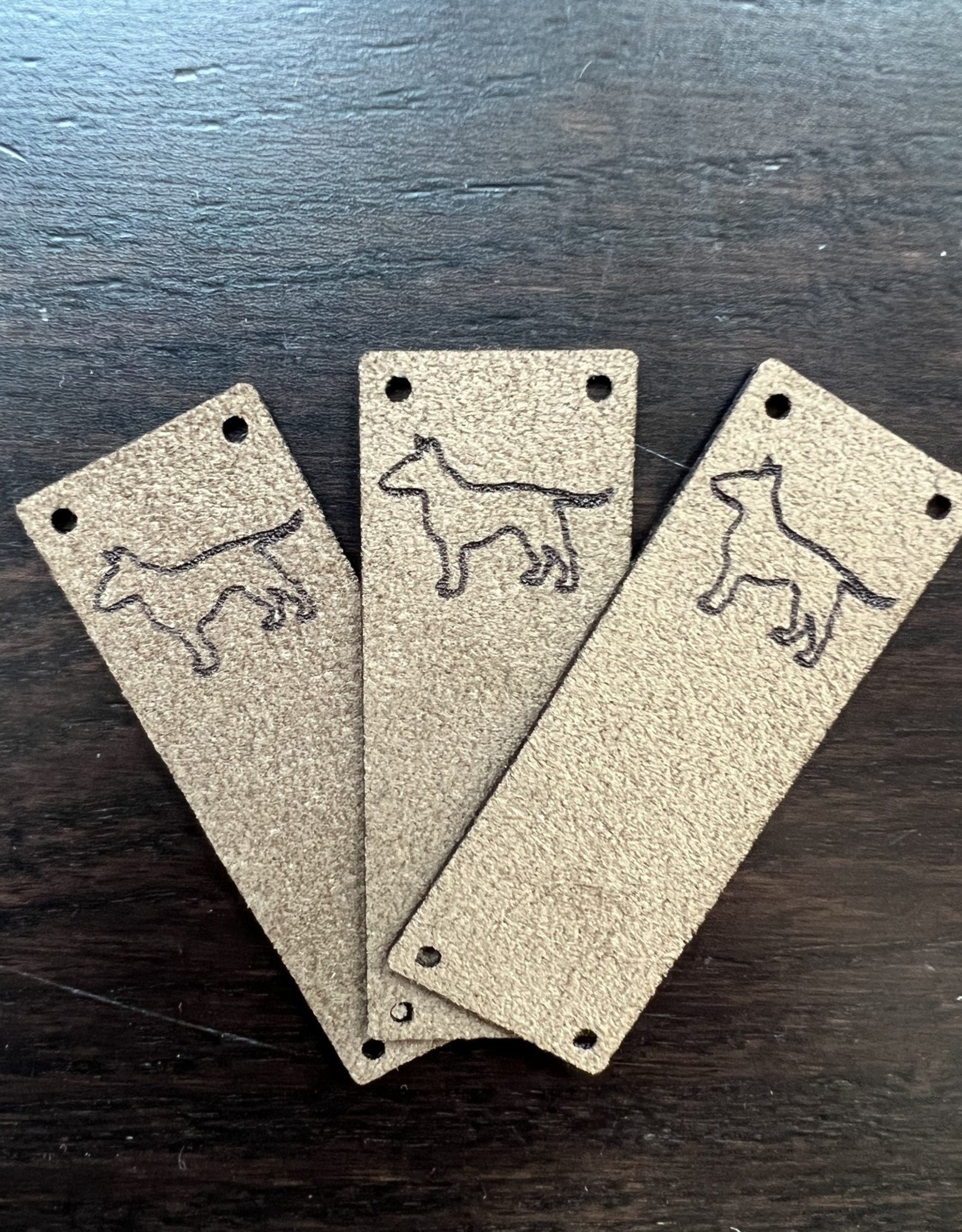 Katrinkles Pal's Custom Faux Leather Tags