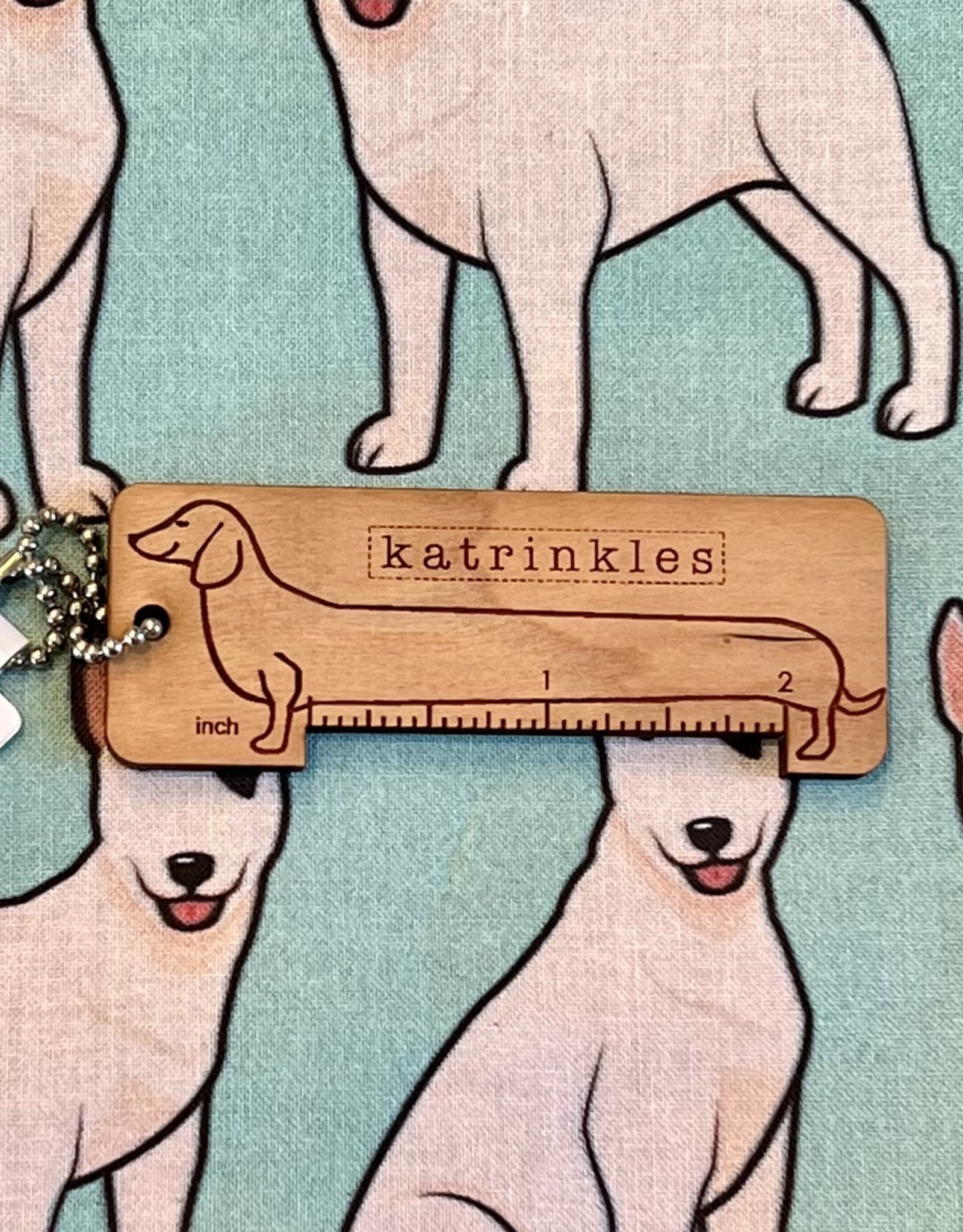 Katrinkles Daschund 2 inch Ruler