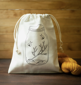 adKnits Camp Stitchwood Firefly Jar Small Project Bag