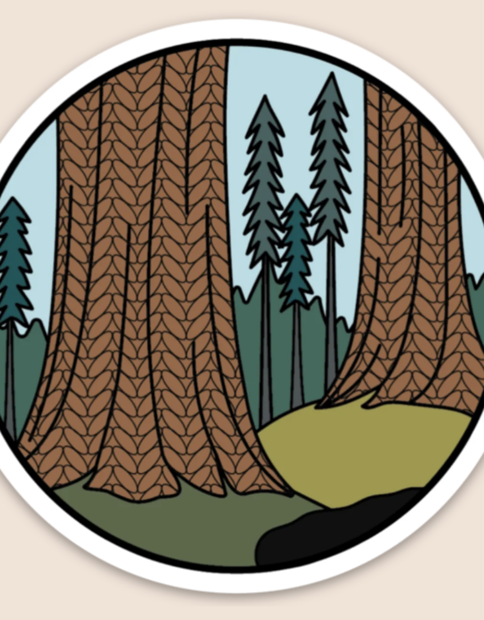 adKnits Camp Stitchwood Sticker