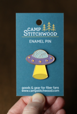 adKnits Camp Stitchwood Enamel Pin