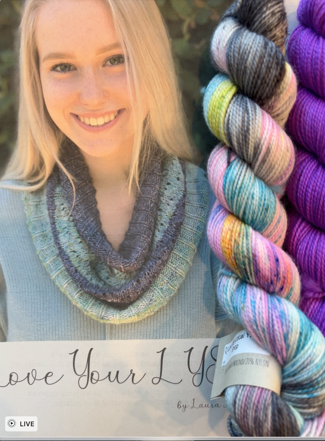 Love Your LYS Cowl Kit Cream City Yarn