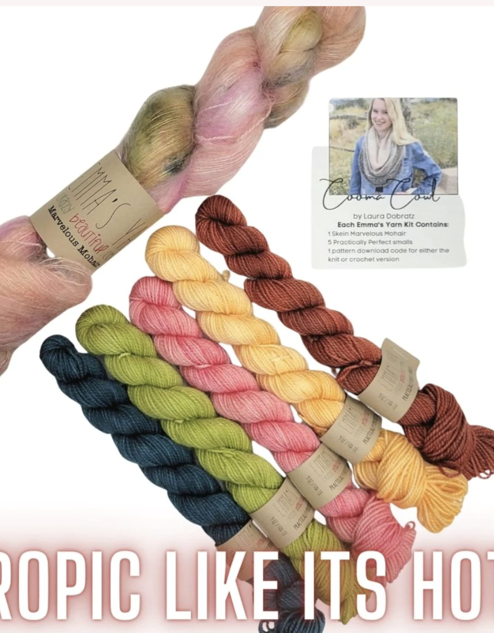 Emma's Yarn Cooma Cowl Drop Ship Kit