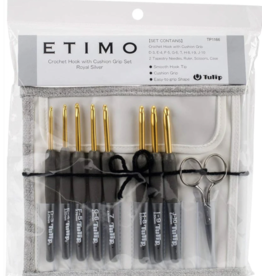Tulip ETIMO Crochet Hook with Cushion Grip Set