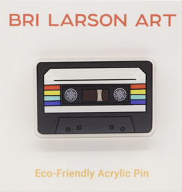 Bri Larson Art Acrylic Pin