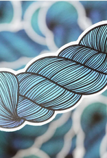 Bri Larson Art Yarn Skein Sticker