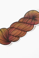 Bri Larson Art Yarn Skein Sticker