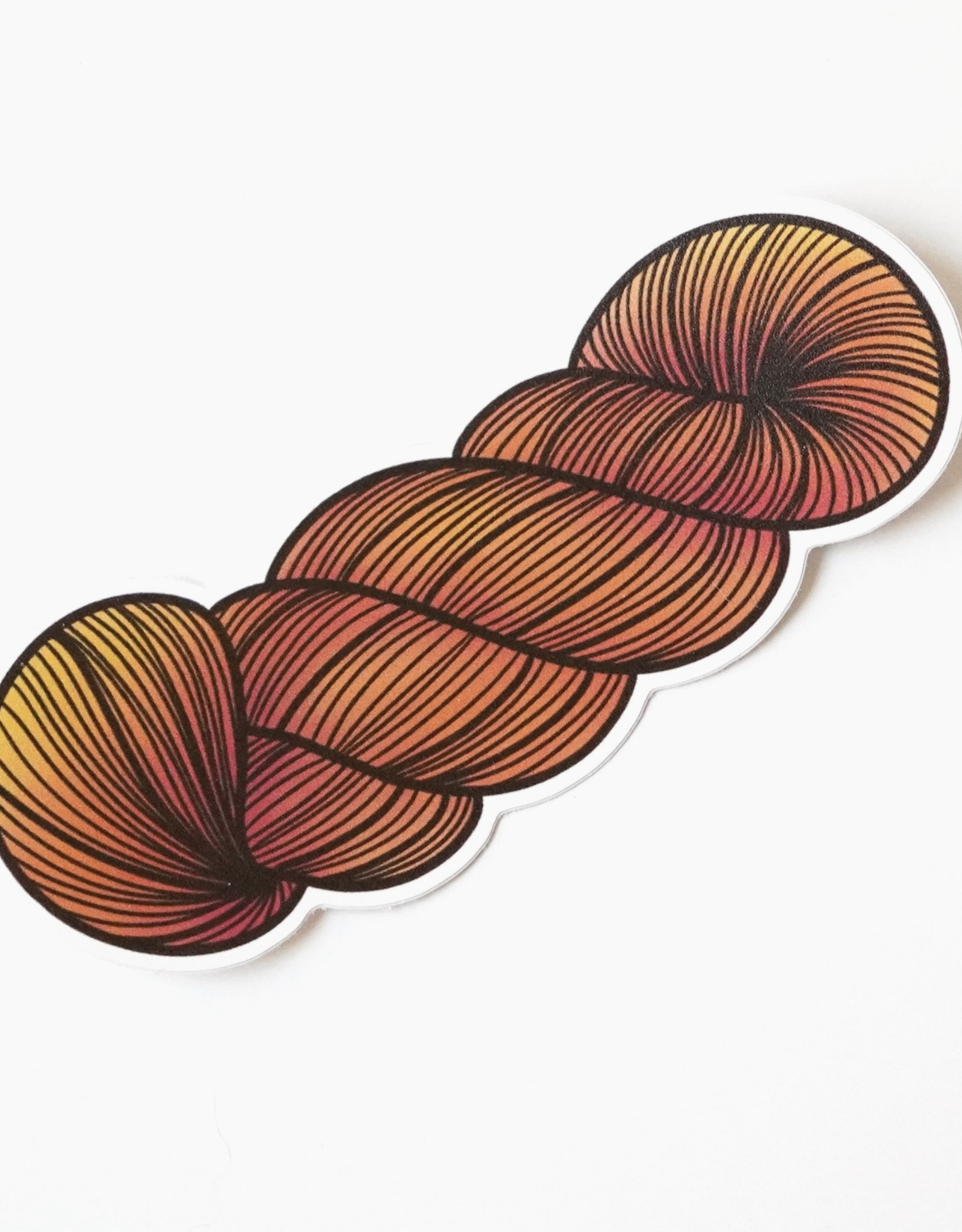 Bri Larson Art Yarn Skein Sticker