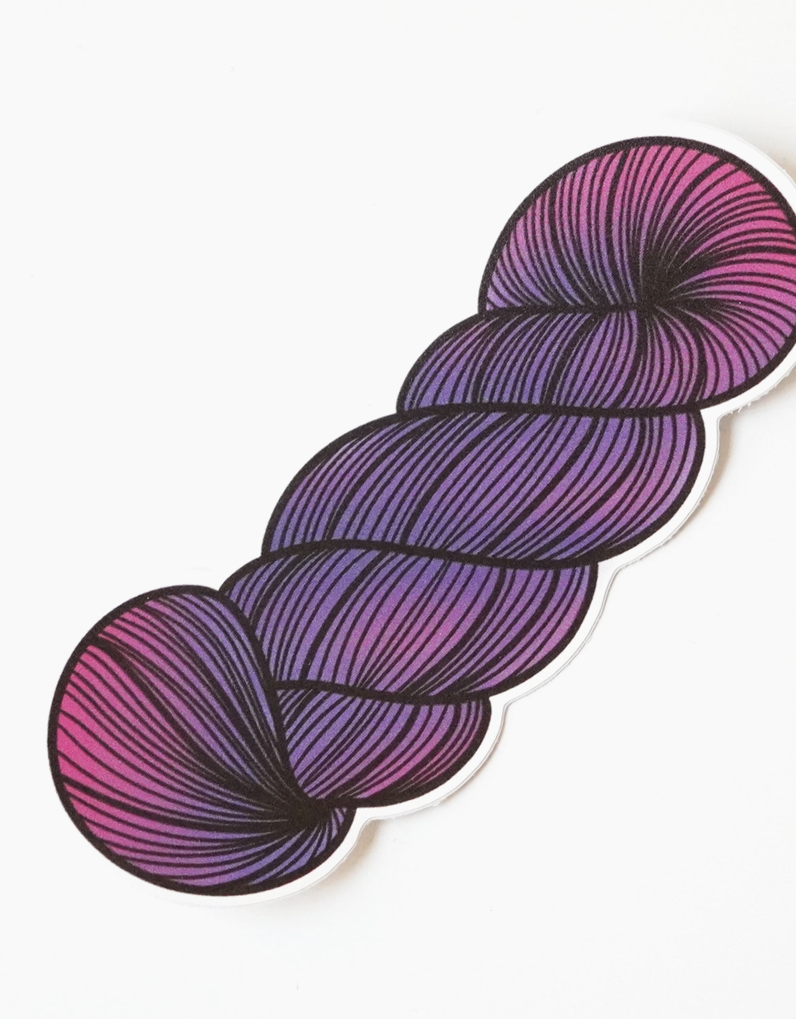 Bri Larson Art Yarn Skein Sticker