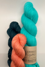 Emma's Yarn I'd Rather Dot Sock & Cowl Kit