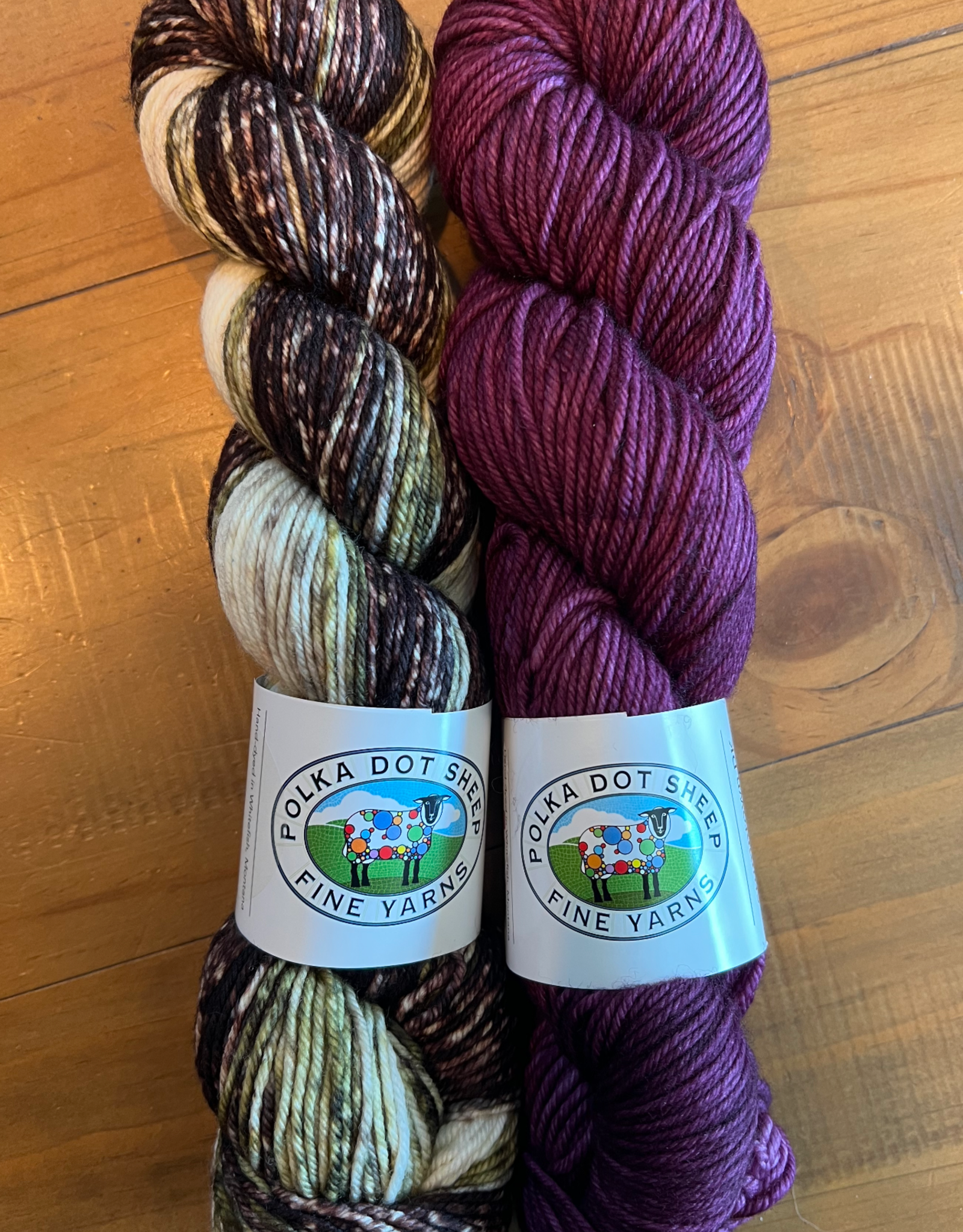 Polka Dot Sheep Murano Squares Bandana Kit