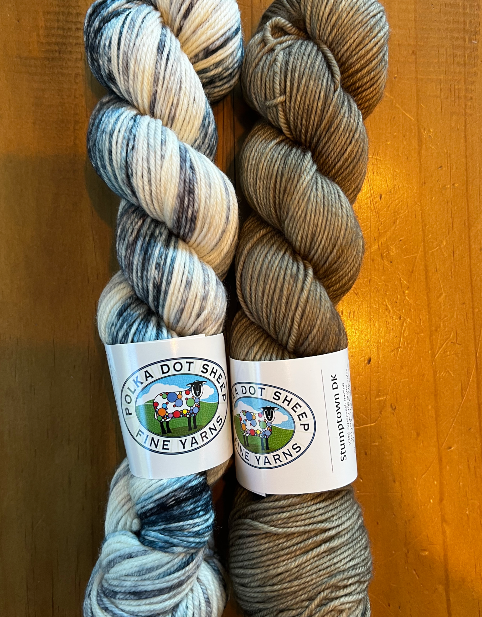 Polka Dot Sheep Murano Squares Bandana Kit