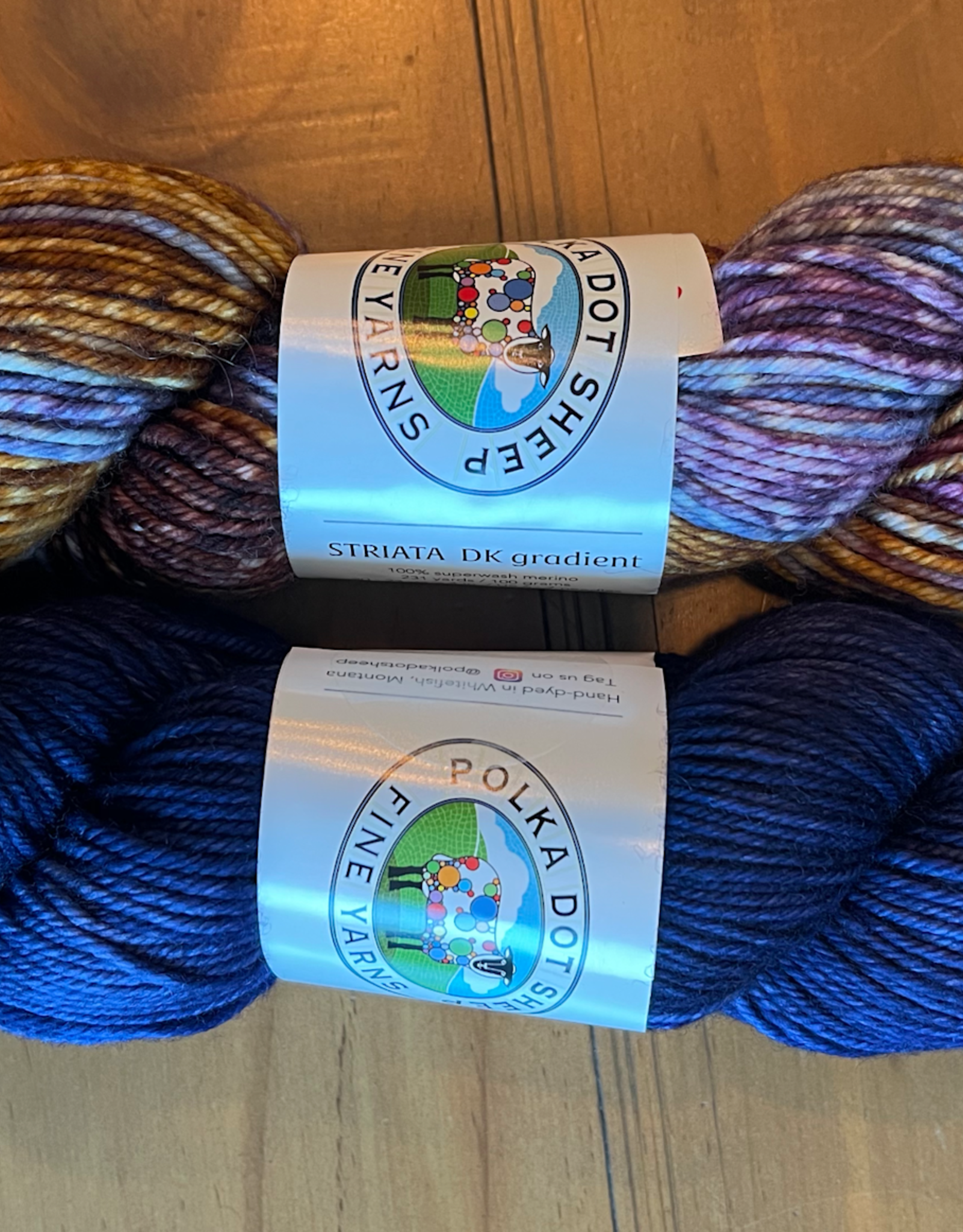 Polka Dot Sheep Murano Squares Bandana Kit