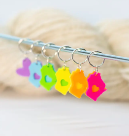 Blue Bird Makery Dairyland Love Stitch Markers