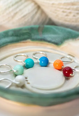Blue Bird Makery Medium Snag Free Stitch Markers - Roller Rink