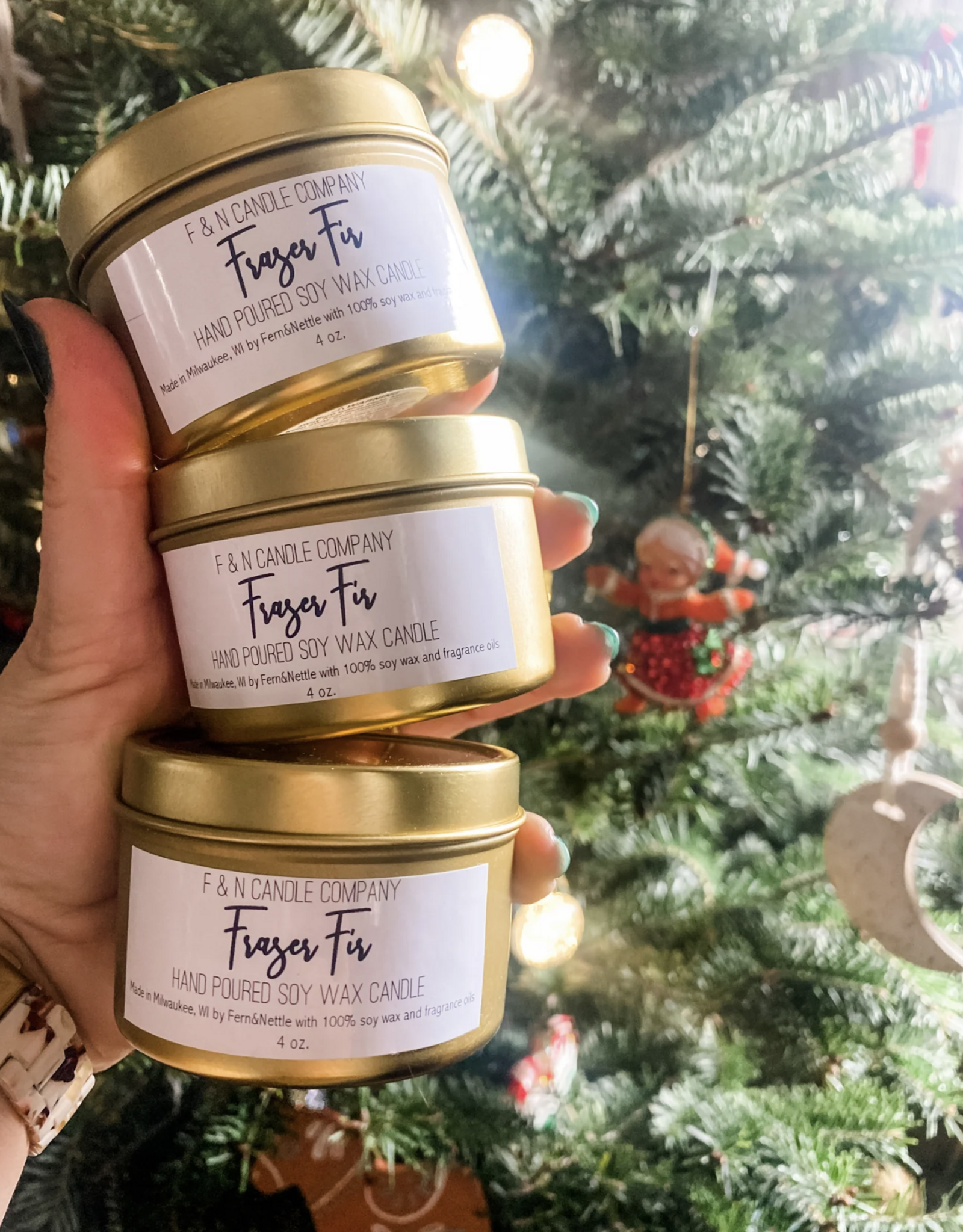 Fern and Nettle Fern and Nettle Soy Wax Candle