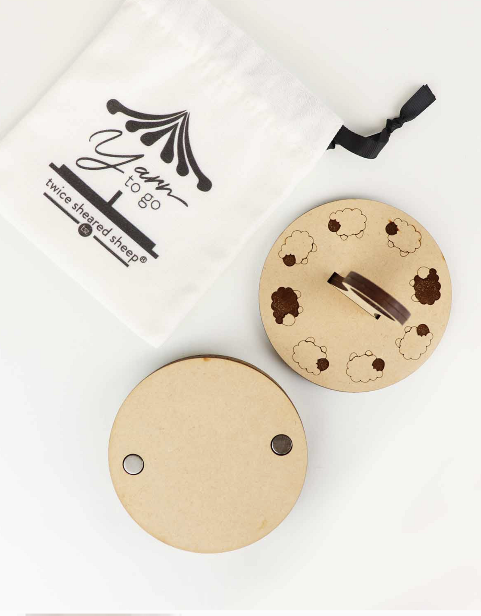 Twice Sheered Sheep Yarn Carousel - Portable Yarn Butler