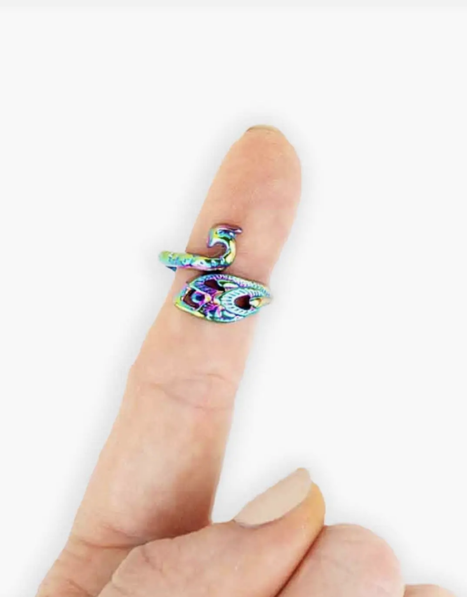 Twice Sheered Sheep Rainbow Peacock Tensioning Ring