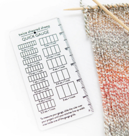 Twice Sheered Sheep Twice Sheared Sheep Quick Gauge Ruler