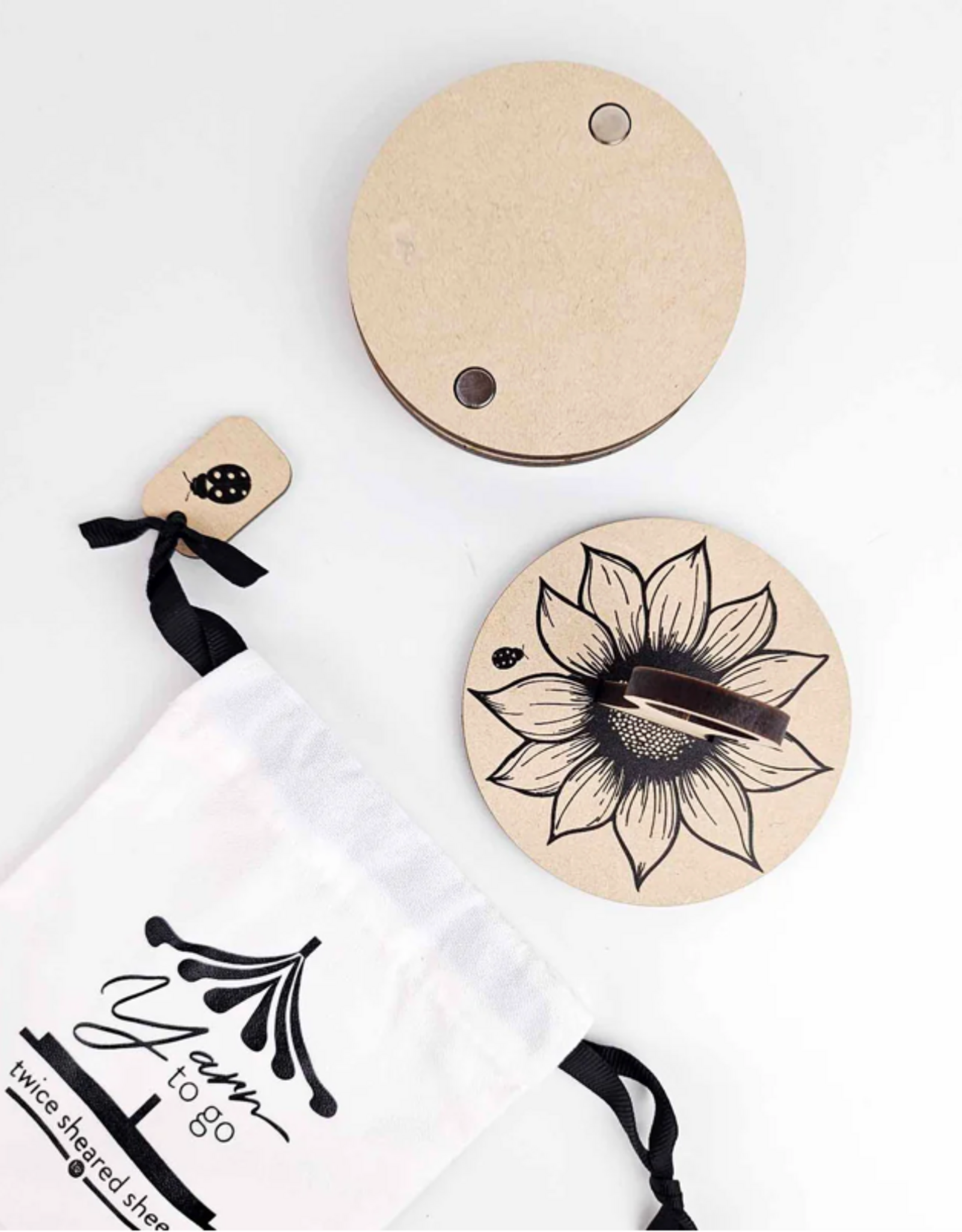 Twice Sheered Sheep Yarn Carousel - Portable Yarn Butler