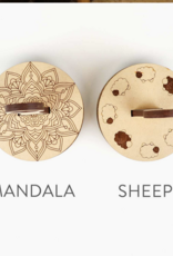 Twice Sheered Sheep Yarn Carousel - Portable Yarn Butler