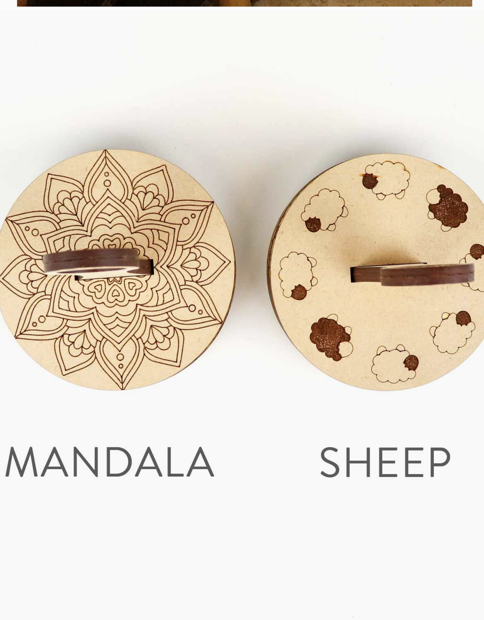 Twice Sheered Sheep Yarn Carousel - Portable Yarn Butler