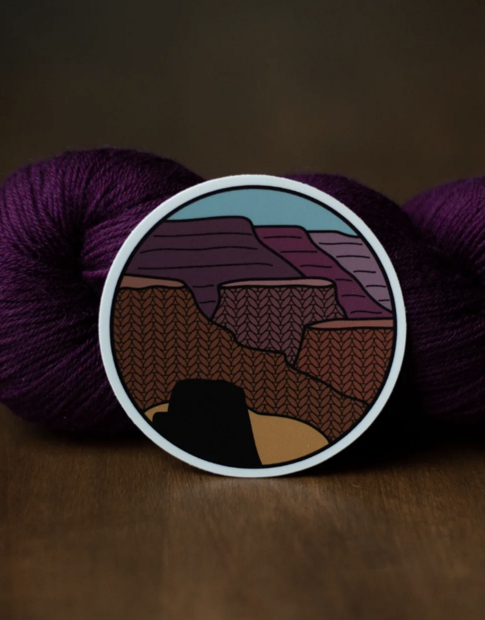 adKnits Camp Stitchwood Sticker