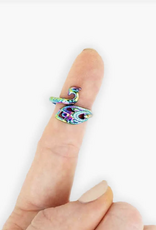 Twice Sheered Sheep Rainbow Peacock Tensioning Ring