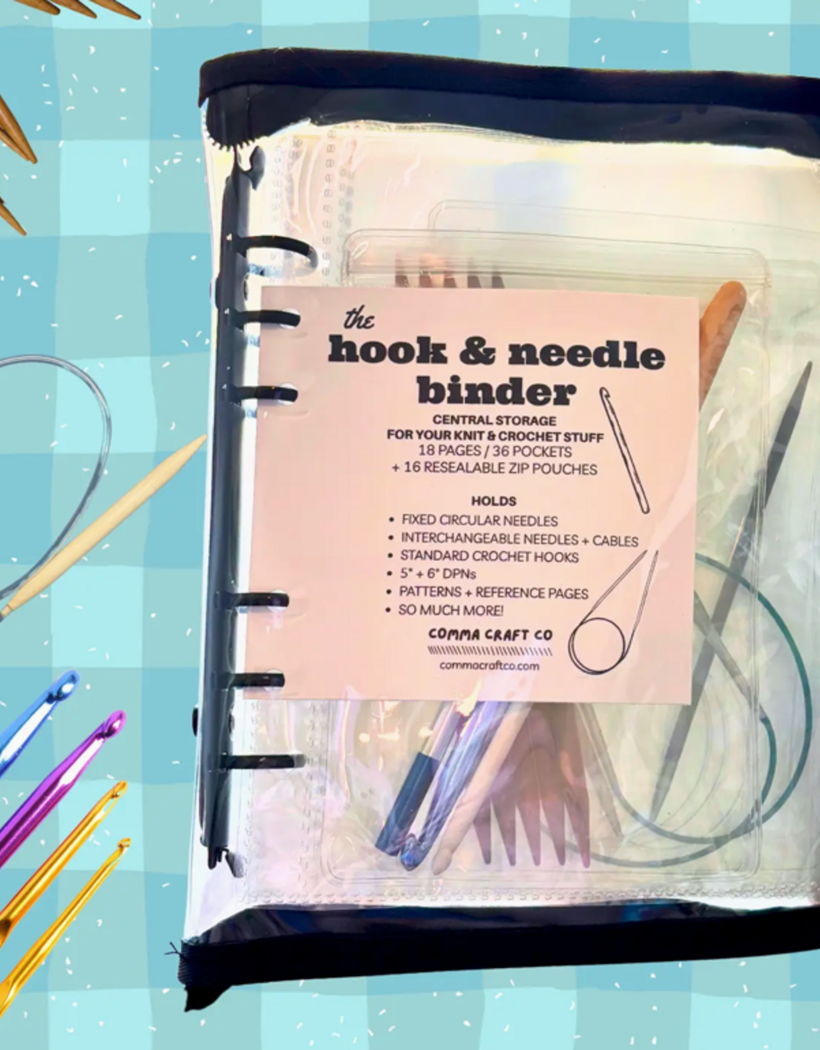 Comma Craft Company The Hook and Needle Binder