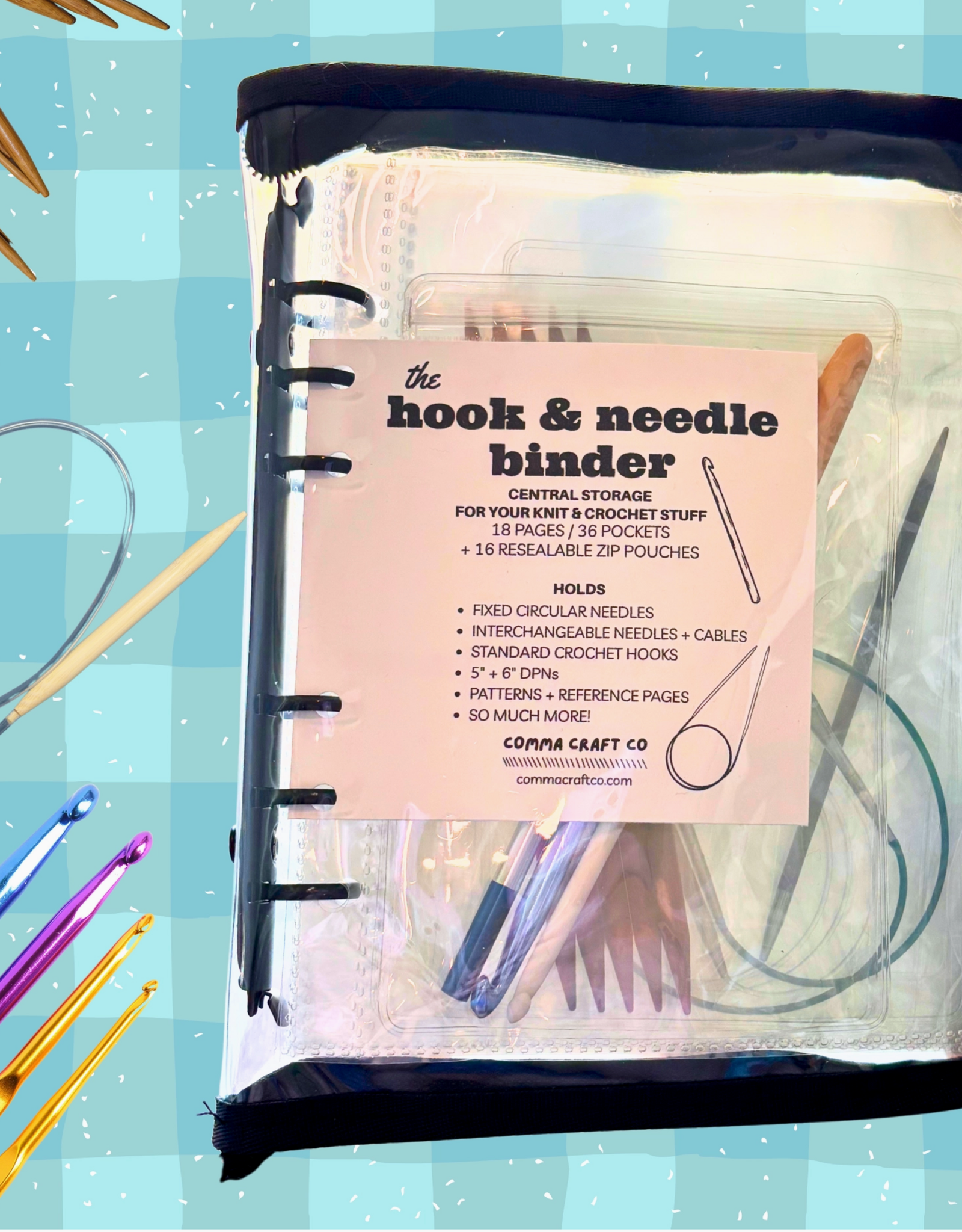 Comma Craft Company The Hook and Needle Binder