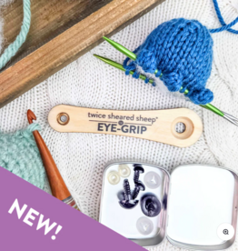 Twice Sheered Sheep Eye Grip
