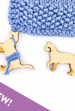 Twice Sheered Sheep Little Cat Yarn Bobbins - End Minders