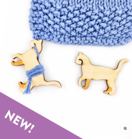 Twice Sheered Sheep Little Cat Yarn Bobbins - End Minders