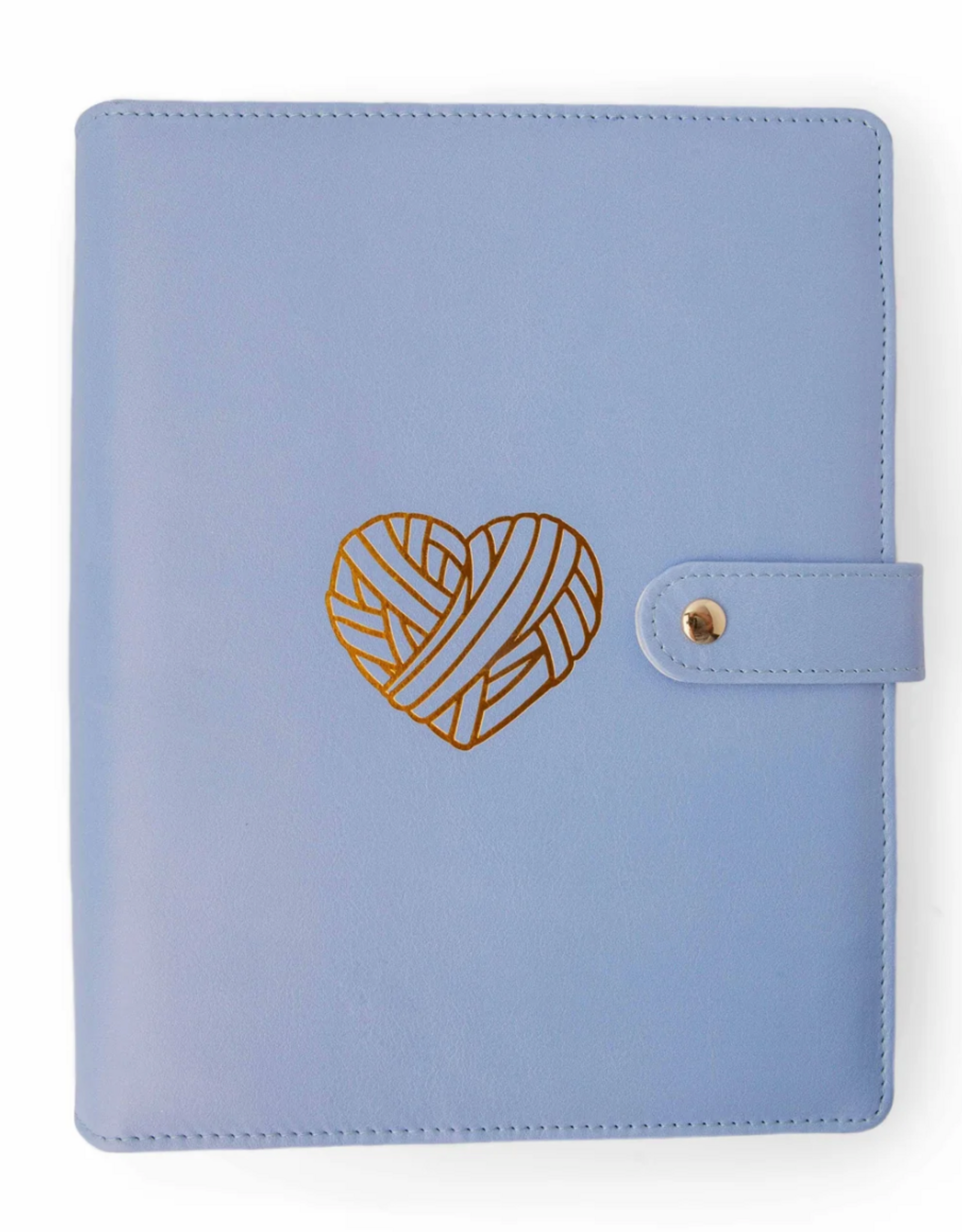 Twice Sheered Sheep Purple Heart Project Journal Planner for Knitters and Crocheters