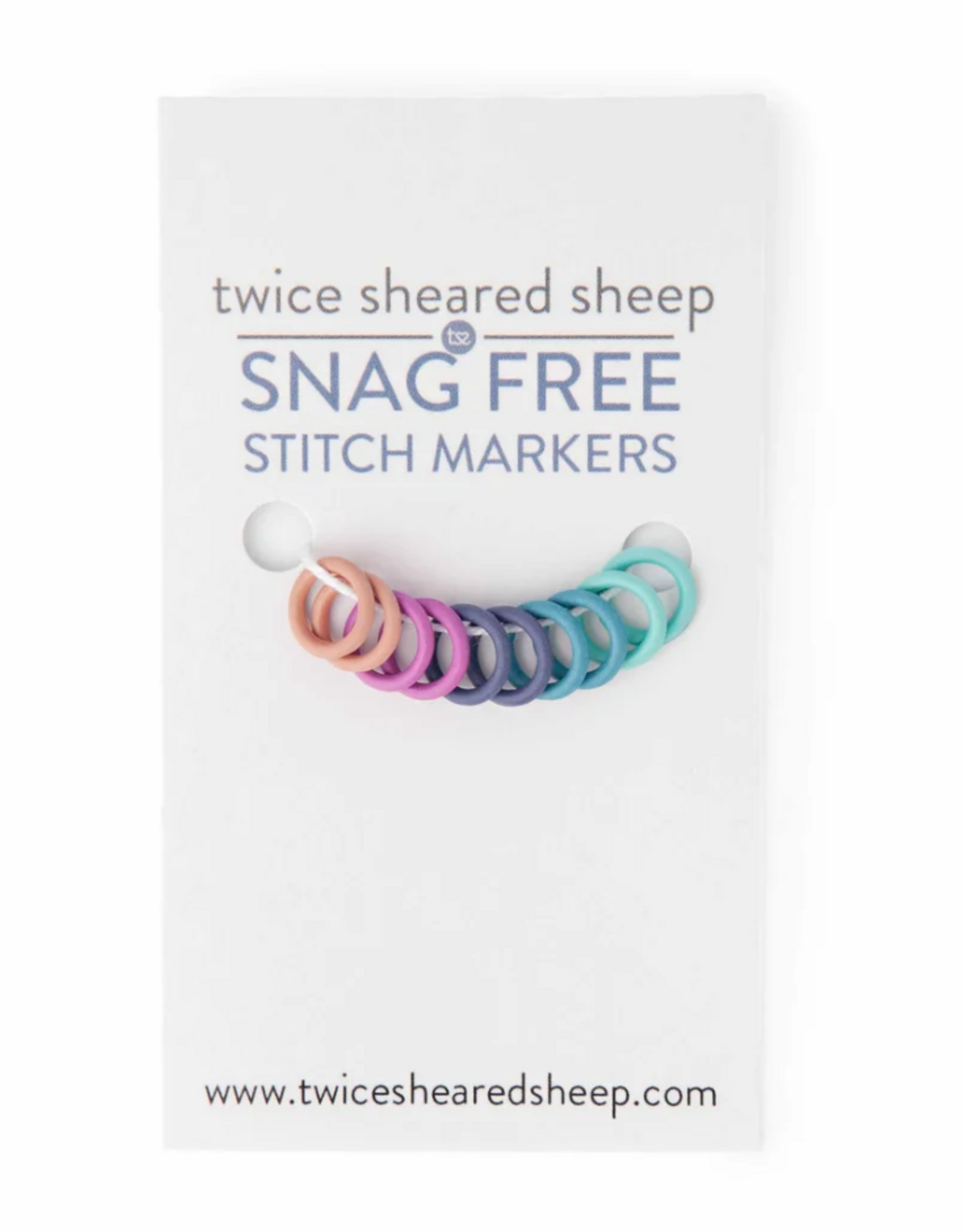 Twice Sheered Sheep Simple Stitch Marker Set
