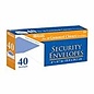 BAZIC BAZIC #10 Security Envelopes w/ Gummed Closure (40/Pack)