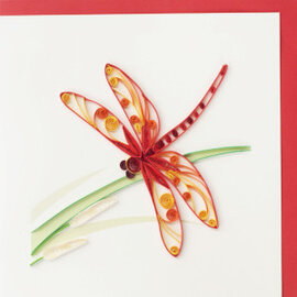 QUILLING CARDS, INC QUILLING CARD DRAGONFLY