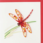 QUILLING CARDS, INC QUILLING CARD DRAGONFLY