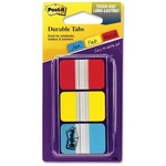 Post-it® Post-it Tabs 1" Tabs, 1/5-Cut Tabs, Assorted Primary Colors, 1" Wide, 66/Pack [MMM686RYB]
