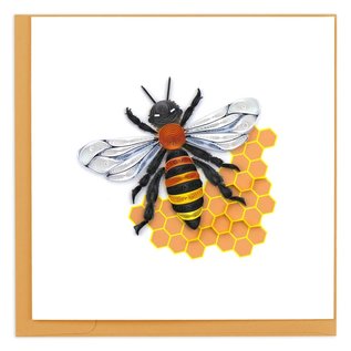 QUILLING CARDS, INC Quilled Honey Bee All Occasion Greeting Card