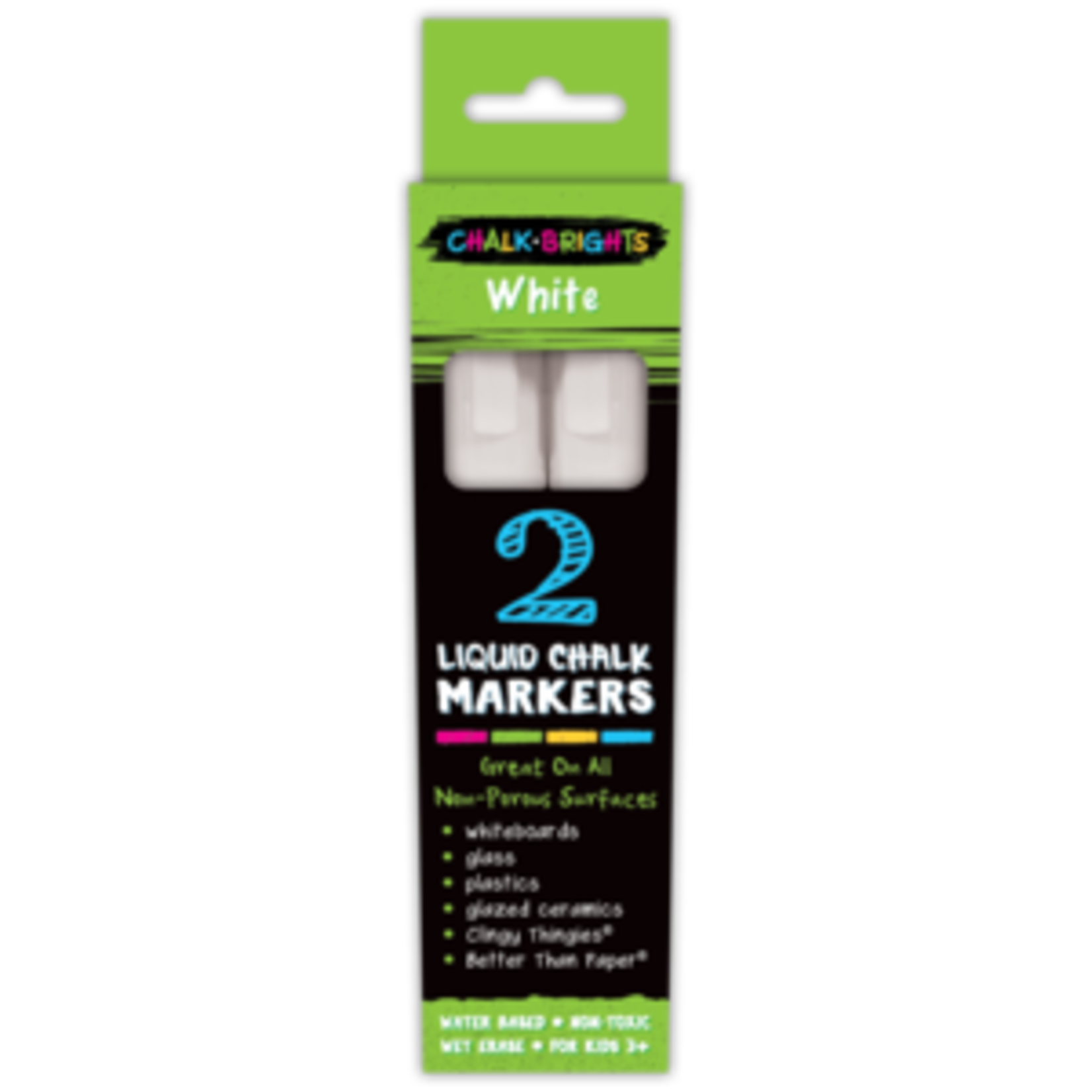 Teacher Created Resources Chalk Brights White Liquid Chalk Markers - 2-pack [TCR20885]