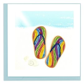 QUILLING CARDS, INC QUILLING CARD FLIP-FLOPS