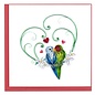 QUILLING CARDS, INC Quilled Love Birds Greeting Card