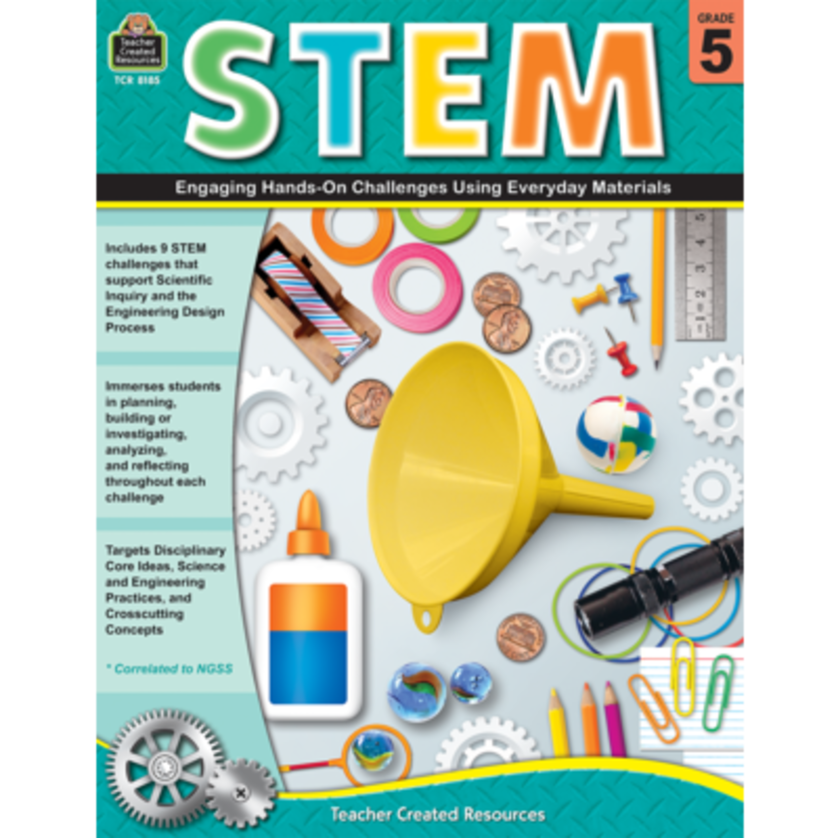 Teacher Created Resources STEM: Engaging Hands-On Challenges Using Everyday Materials (Gr. 5) [TCR8185]
