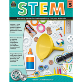 Teacher Created Resources STEM: Engaging Hands-On Challenges Using Everyday Materials (Gr. 5)