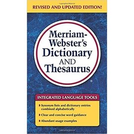 Merriam-Webster MERRIAM-WEBSTER'S DICTIONARY AND THESAURUS