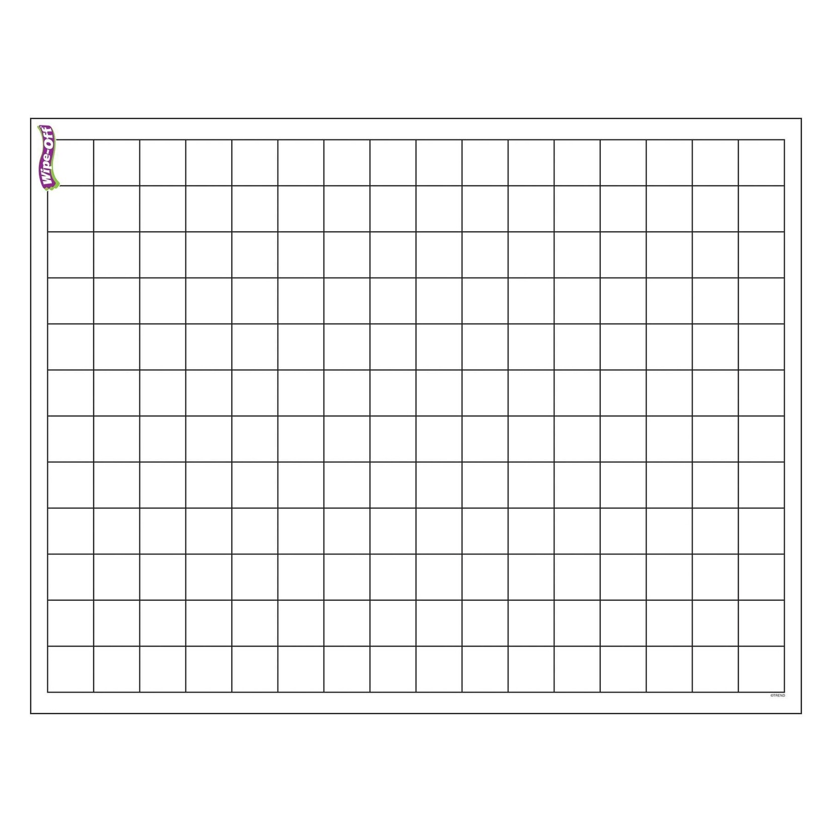 Trend Enterprises Graphing Grid (Small Squares) Wipe-Off Chart 17x22 [T27305]