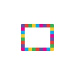 Trend Enterprises Rainbow Plaid Terrific Labels [T68015]